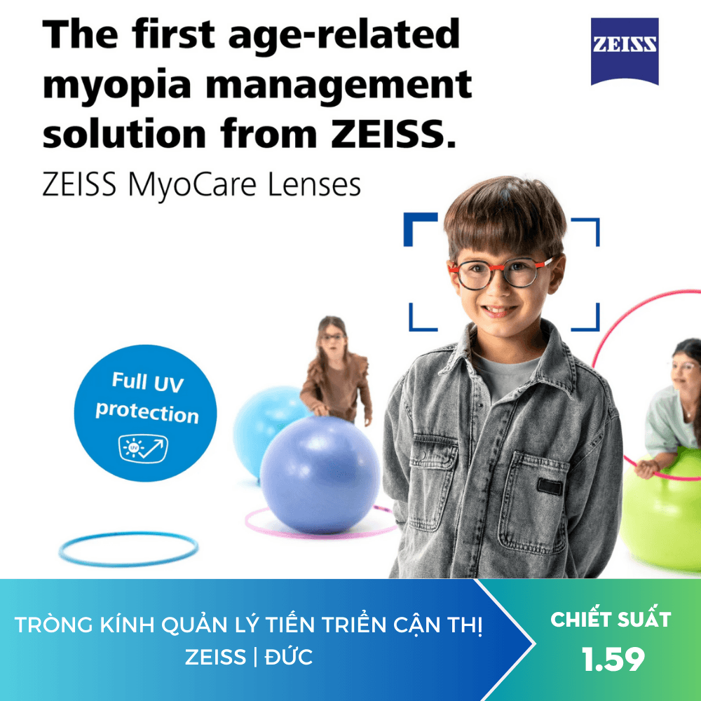 Tròng kính kiểm soát cận thị Myocare Zeiss